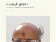 Tablet Screenshot of deepakgupta.org